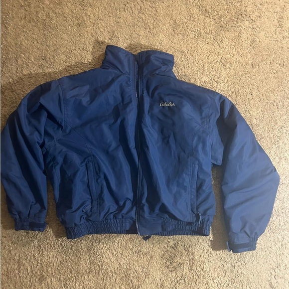 Cabela's Men's Blue Raincoat - Picture 1 of 3